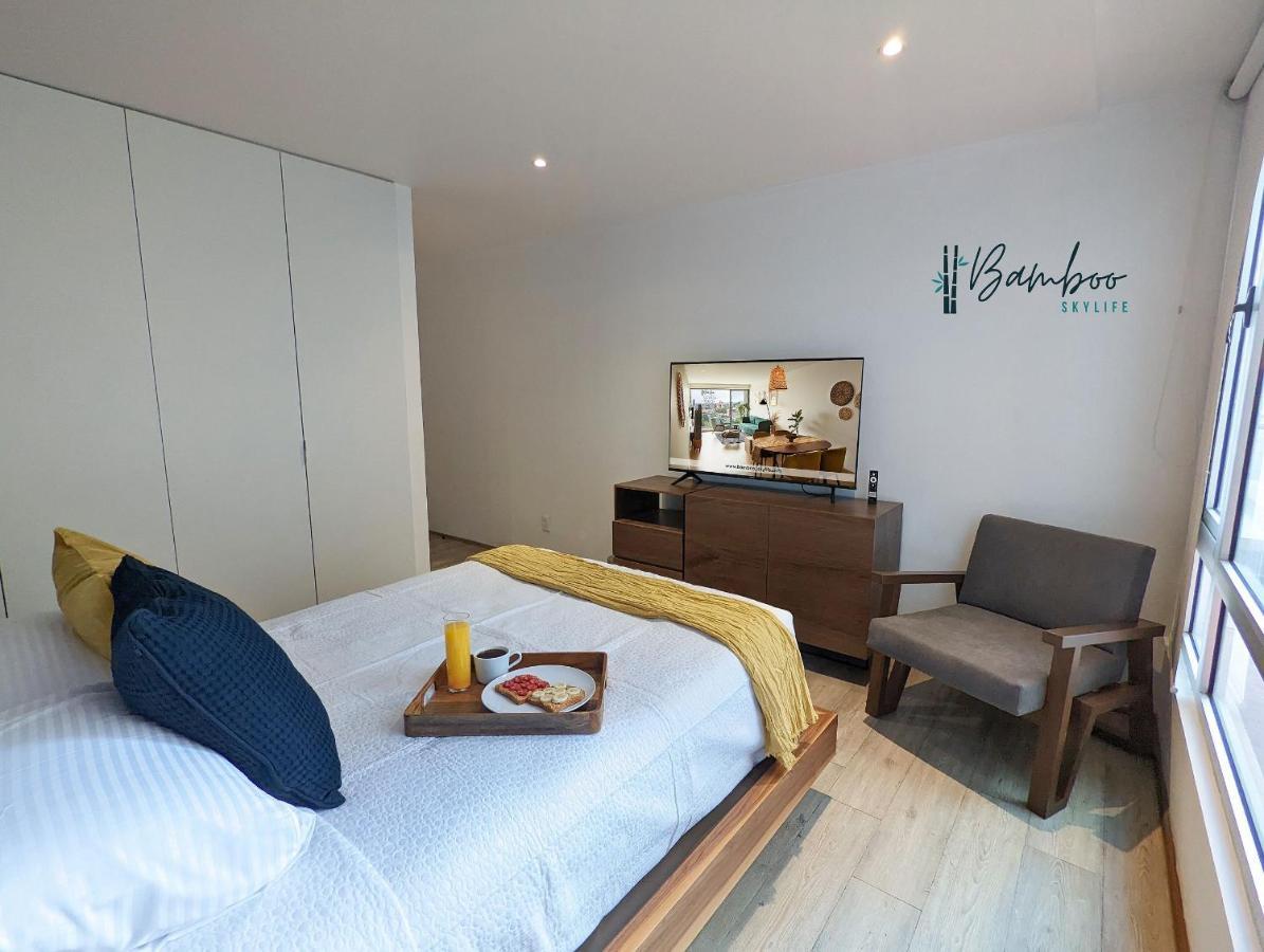 Luxury Condo Santa Fe Cosmocrat By Bamboo Skylife Kota Meksiko Bagian luar foto